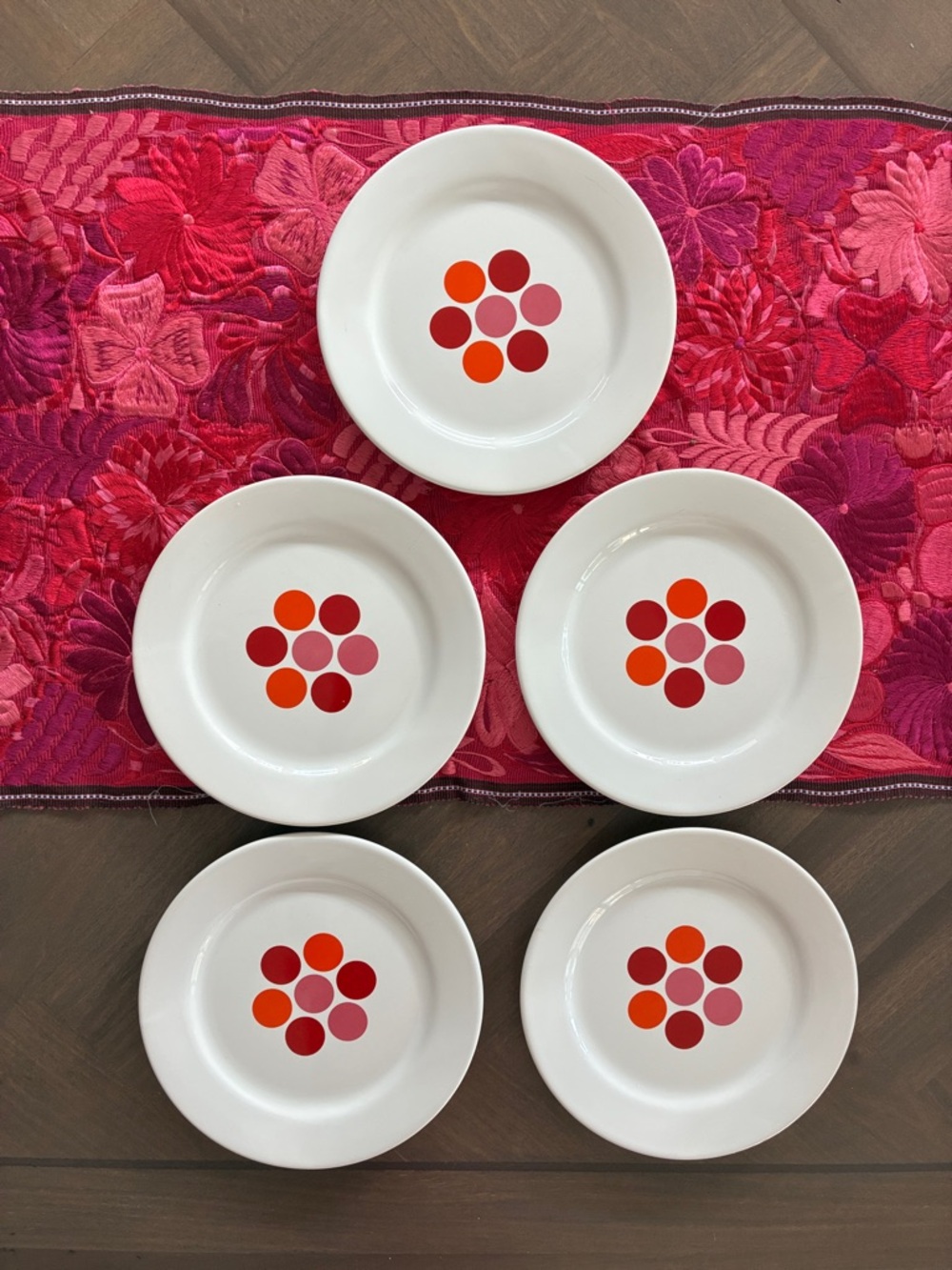 PATSY by Waechtersbach 8” dot plates QTY 5